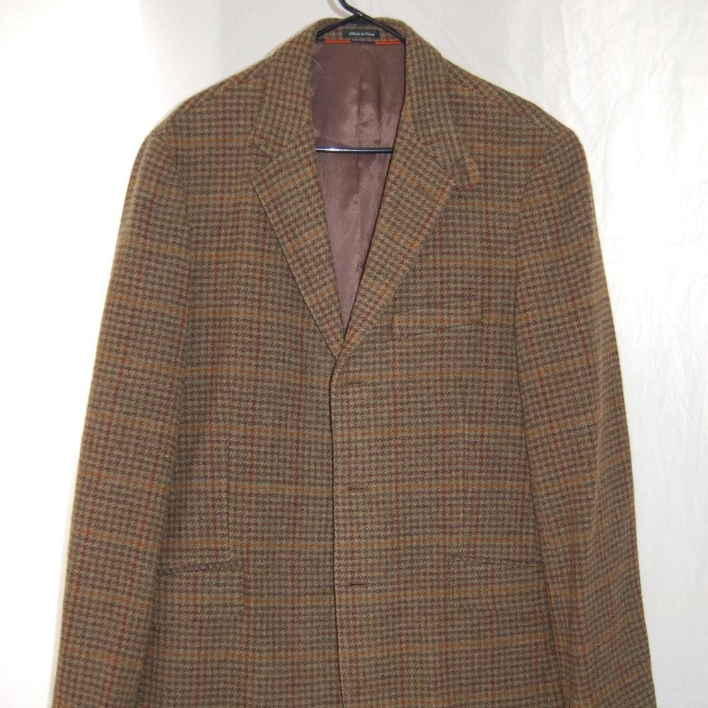 Tweed Sport Coat, mens 44L, JCrew